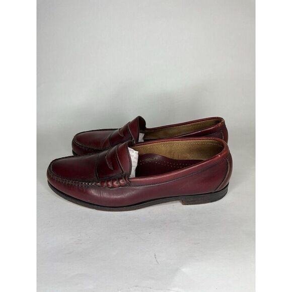 Cole Haan Burgundy Brown Slip On Penny Loafers Dress Shoes Men’s Sz 11D US/44EU - Picture 10 of 13